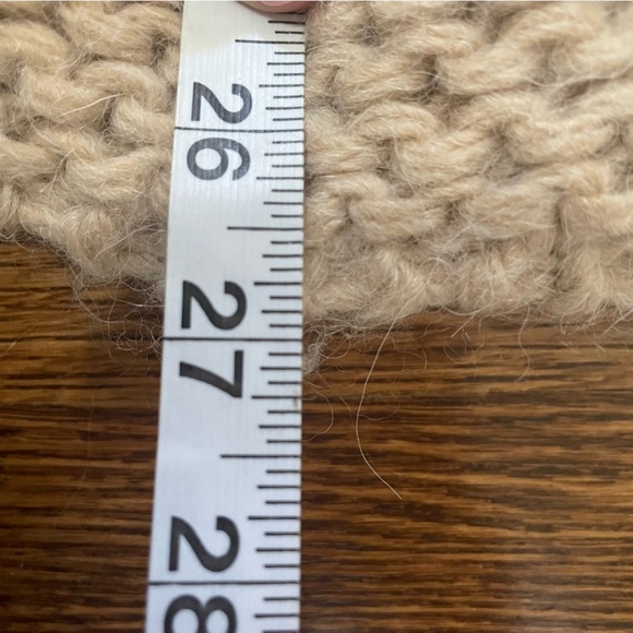 Berretti Knit Cardigan Sweater Italian Wool Mohair Beige Size Small - Picture 2 of 12